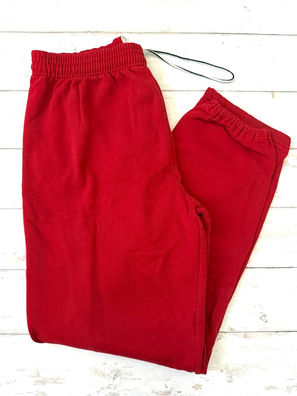 Vintage Dodger Men’s XL Red Sweats Drawstring Sweatpants Size X Large